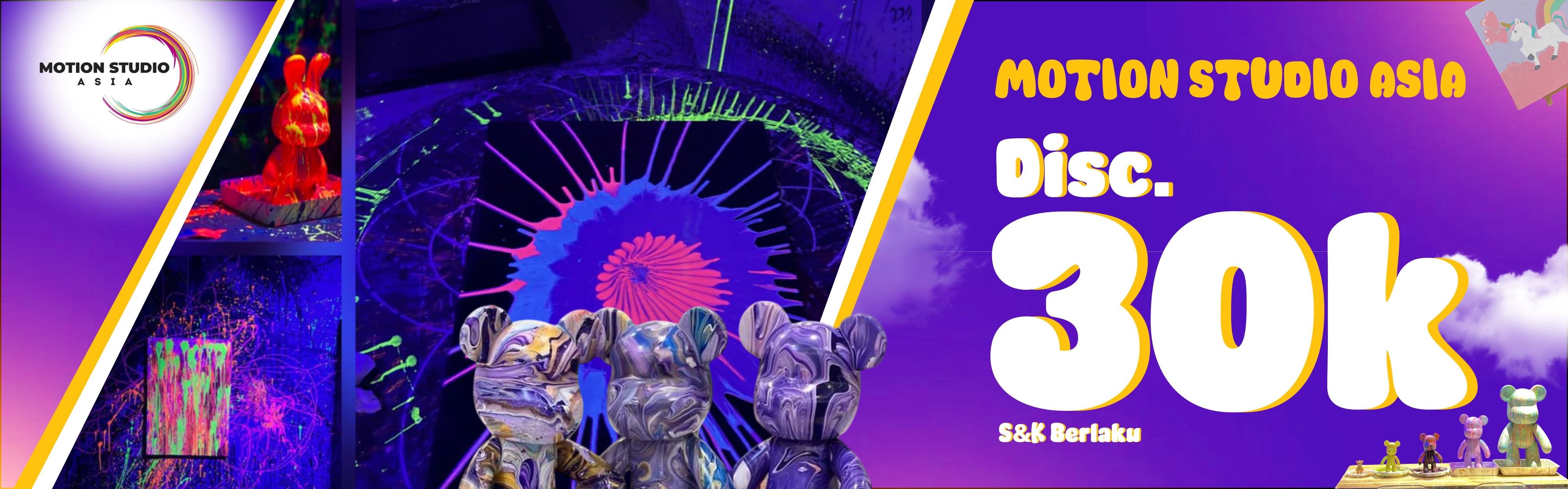 Motion Studio Asia Diskon 30K di Easyticket!