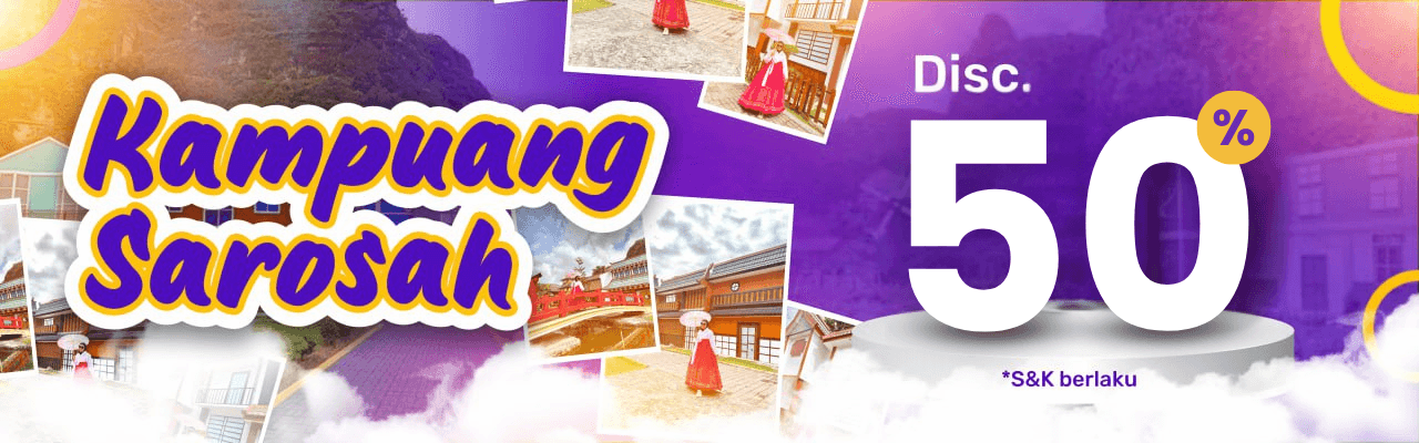 Kampuang Sarosah diskon 50% di Easyticket!