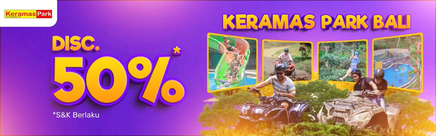 Keramas Park diskon 50% di Easyticket!