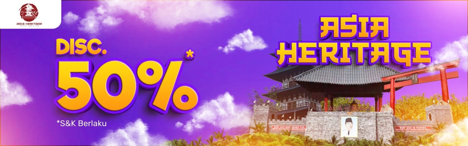 Asia Heritage diskon 50% di Easyticket!
