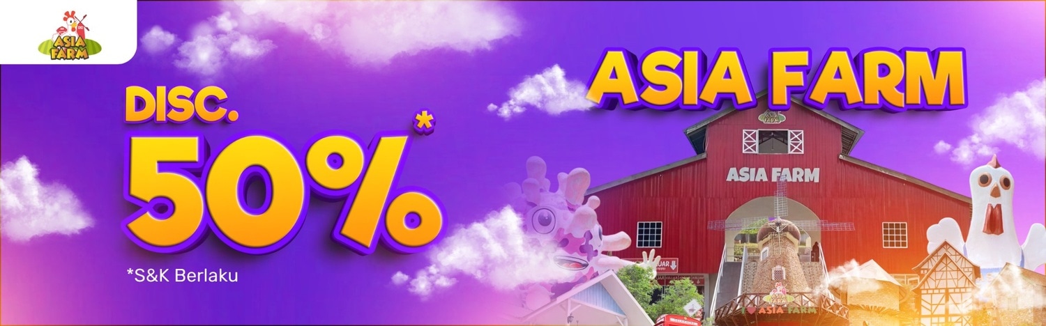 Asia Farm diskon 50% di Easyticket!