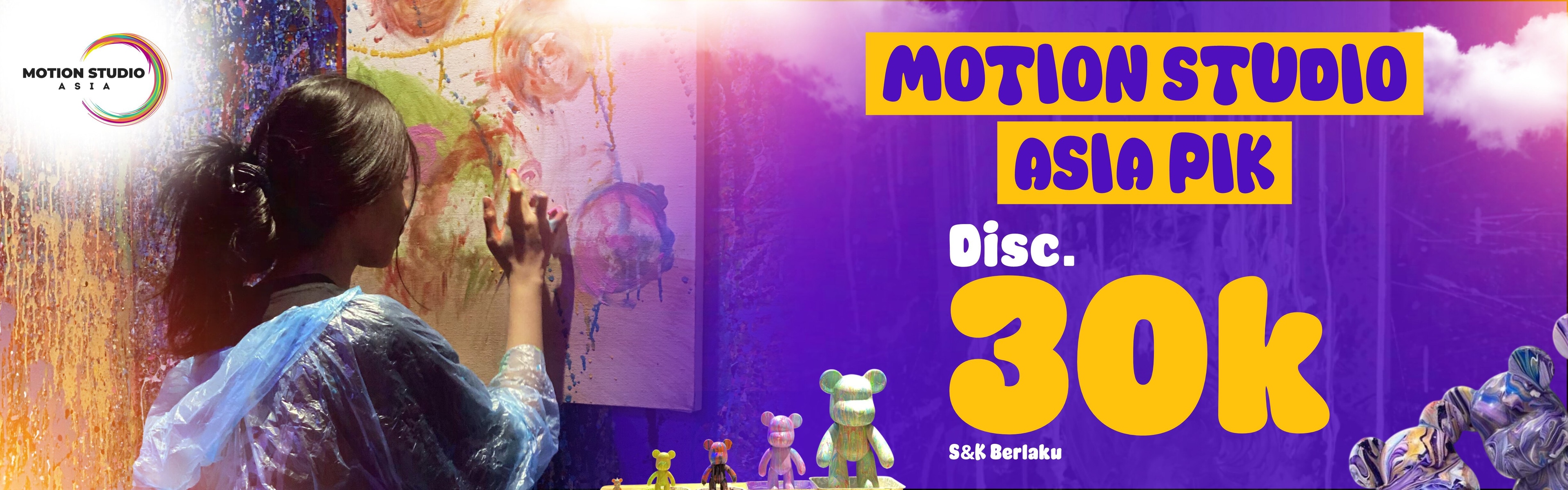 Motion Studio Asia PIK Diskon 30K di Easyticket!