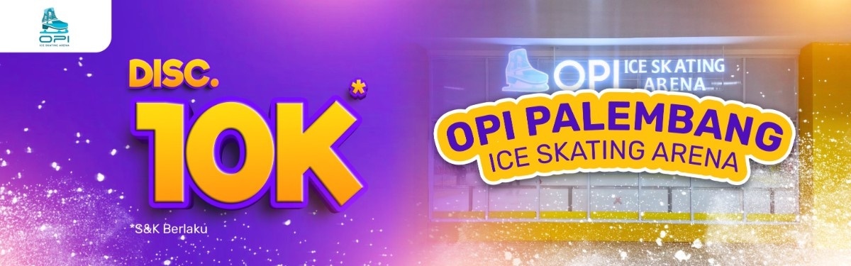 OPI Ice Skating Arena Palembang diskon 10K di Easyticket!